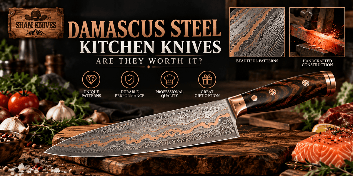 Damascus Steel Kitchen Knives: Are They Worth It? - SHAM KNIVES