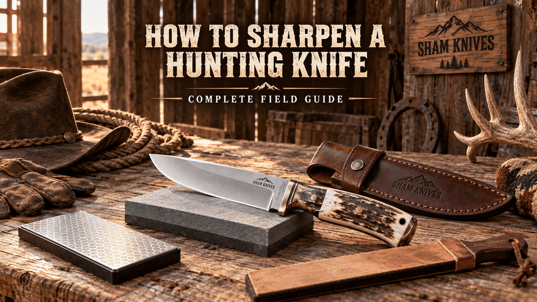 How to Sharpen a Hunting Knife: Step-by-Step Guide - SHAM KNIVES