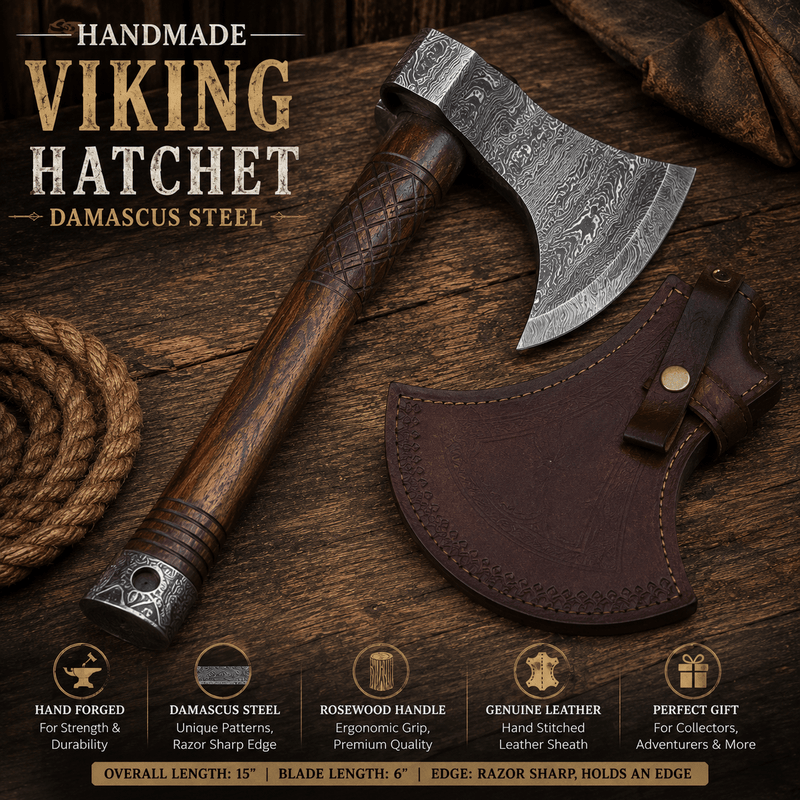 The Ultimate Guide to Viking Hatchets and Axes: History, Types, Buying Guide & Care (2026) - SHAM KNIVES