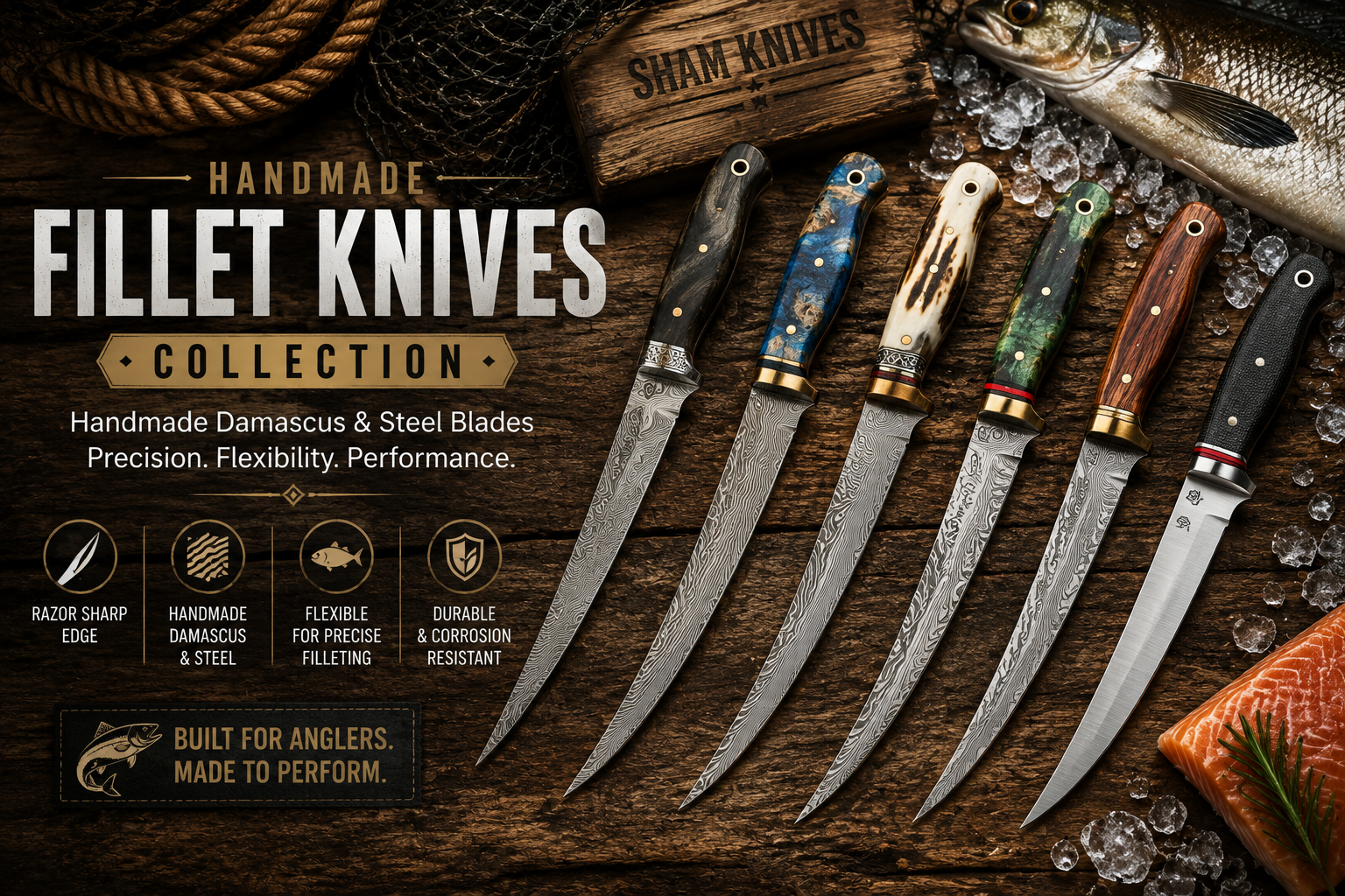 Handmade Fillet Knives