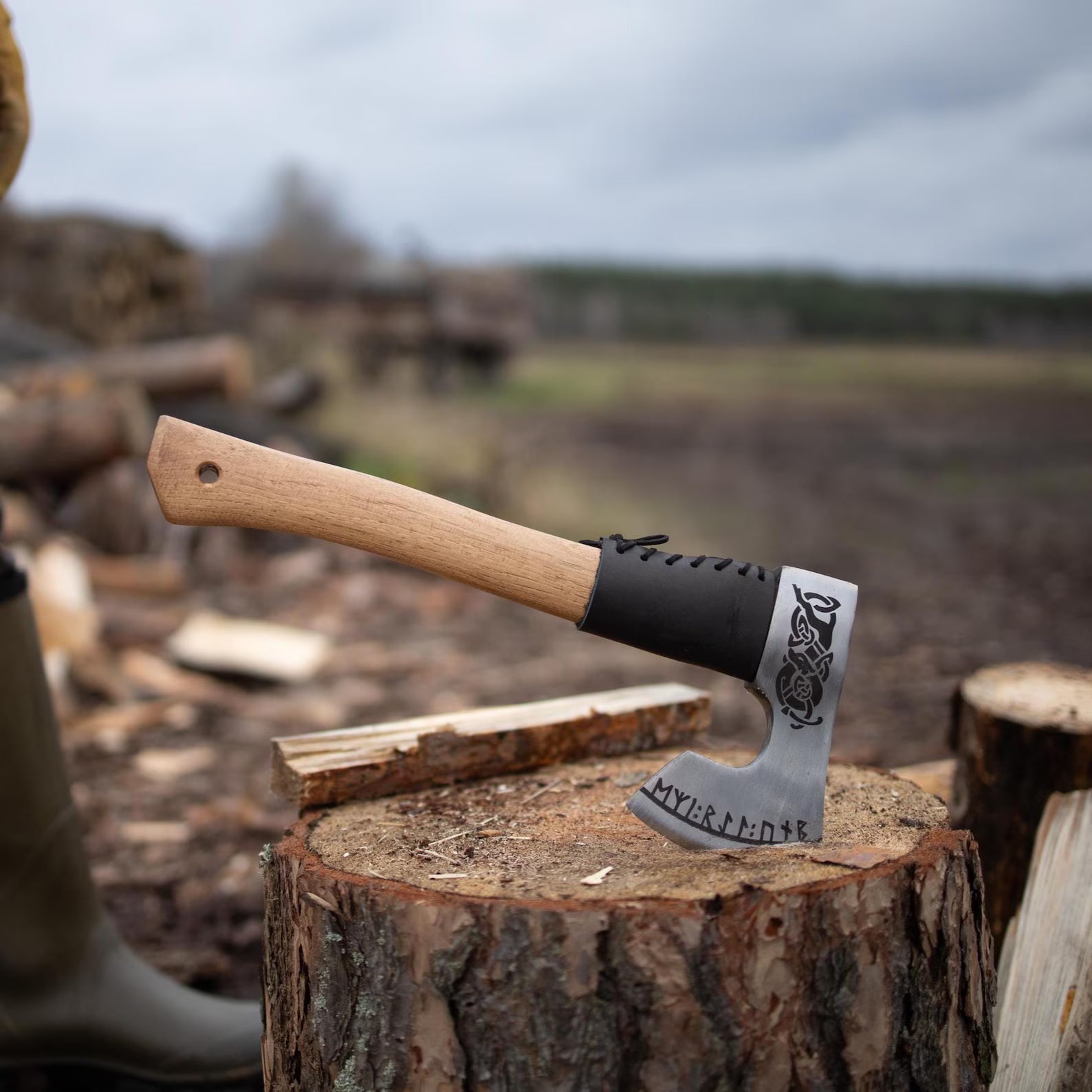 Hand Forged Axes - SHAM KNIVES 
