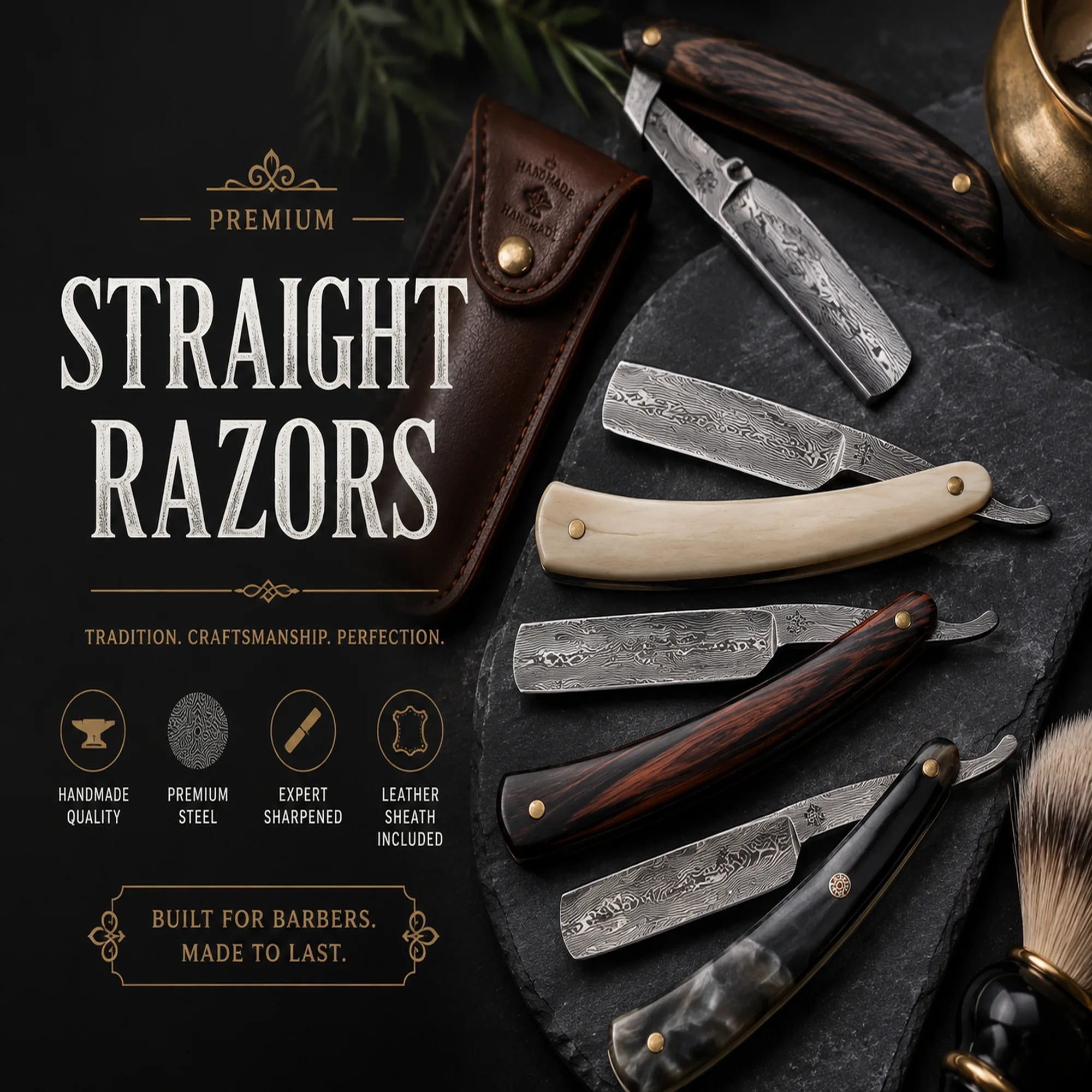 Straight Razors - SHAM KNIVES