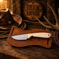 Bone Buckaroo skinning knife with a 3.25-inch D2 steel blade