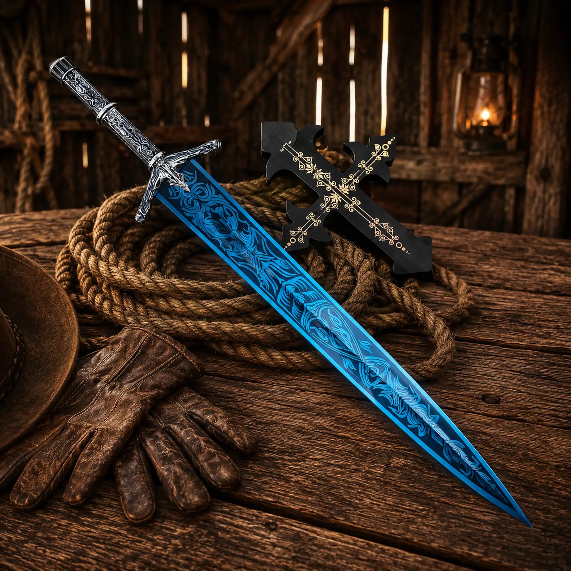 Premium fantasy Moonlight Greatsword sword for collectors