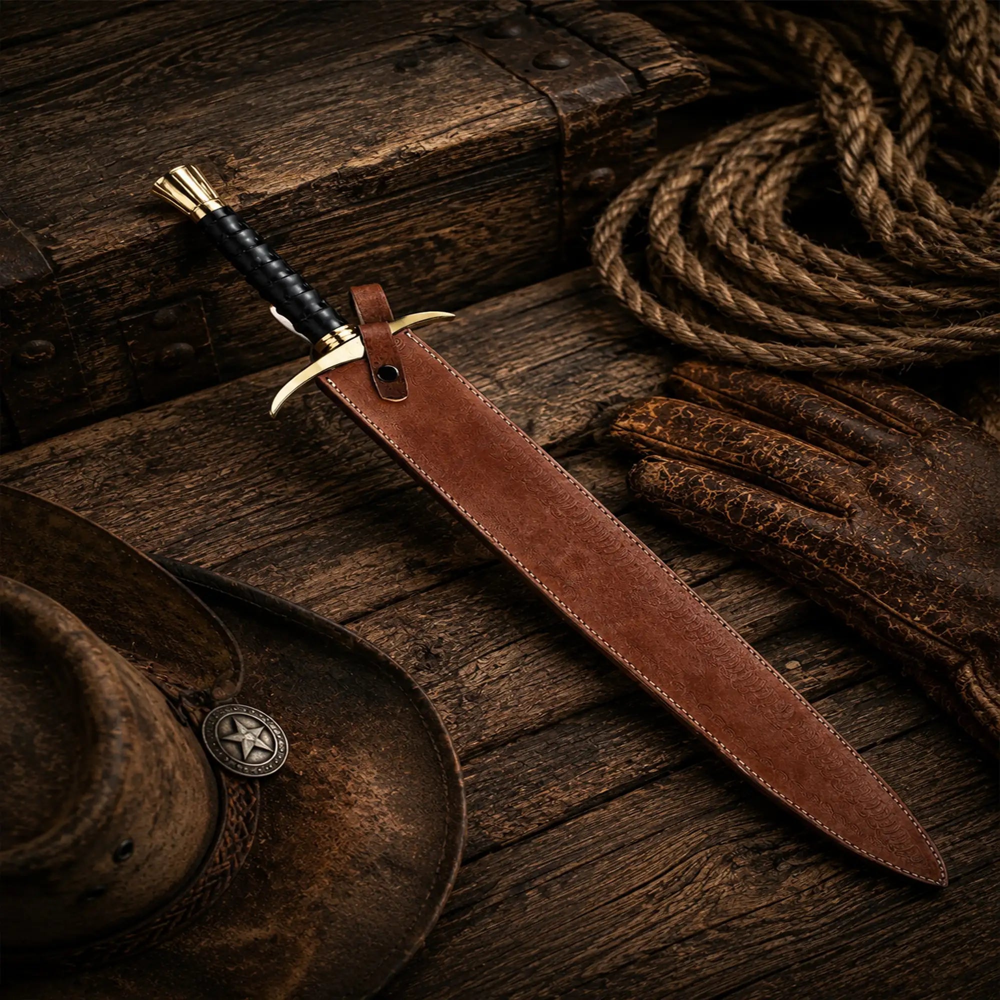 36-inch Viking sword inspired by medieval warriors.