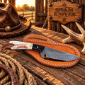 Cowboy knife - 4” D2 Acid Wash Blade With Resin Handle - SHAM KNIVESCowboy KnifeSHAM KNIVESEveryday carry cowboy knife with 4 inch D2 acid wash steel blade