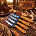 Hanging Horse Buckaroo Knife – 3.5” Ferrier Rasp Steel, orange stone Handle - SHAM KNIVESBuckaroo KnifeSHAM KNIVESHanging Horse Buckaroo knife with farrier rasp steel blade