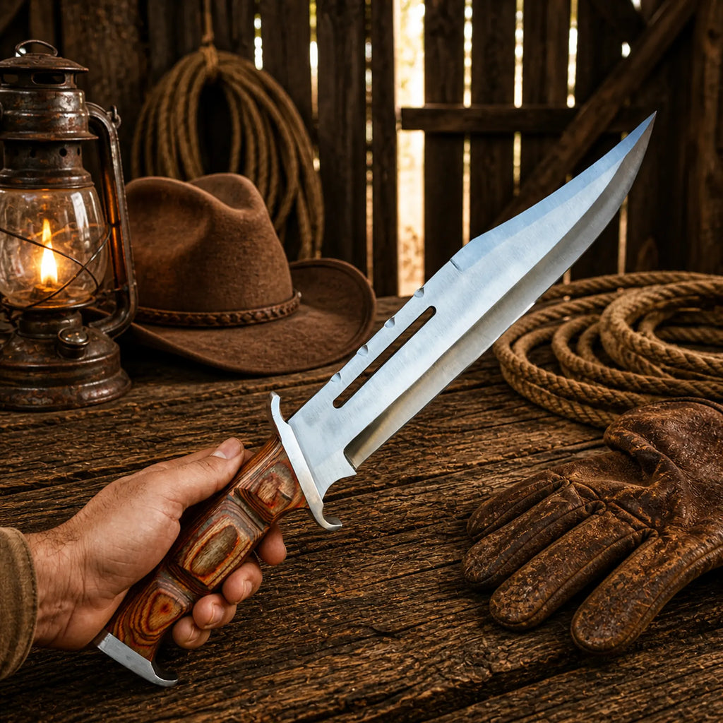 Handmade bowie knife outdoor hunting tool