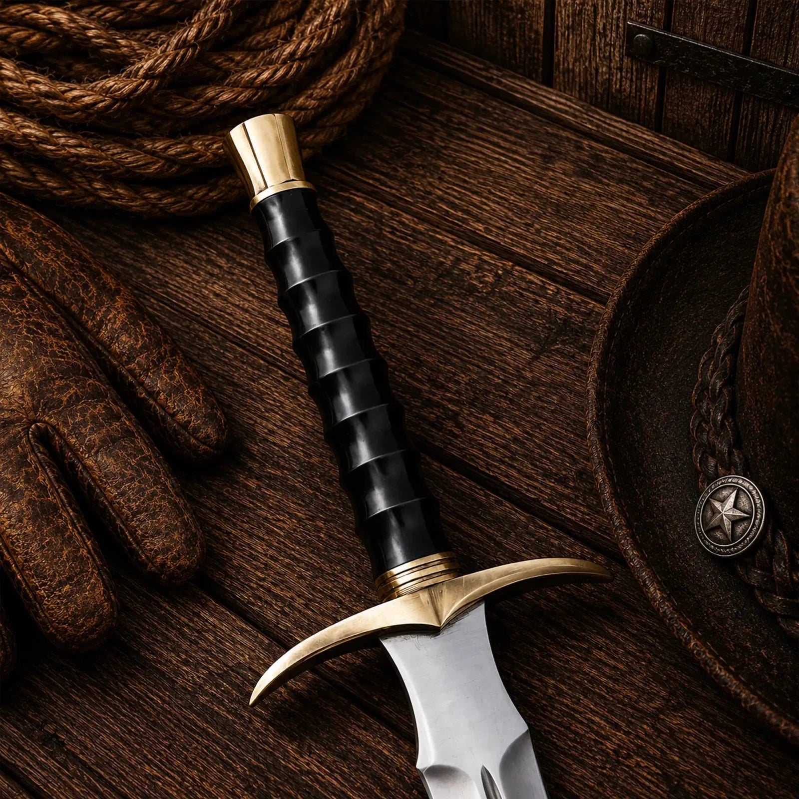 Medieval Viking Sword – D2 Steel Shadowbane Legendary Blade - SHAM KNIVESswordsSHAM KNIVESHandcrafted Norse sword inspired by medieval warriors