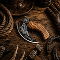 The Original Viking Pizza Axe handcrafted with D2 steel blade