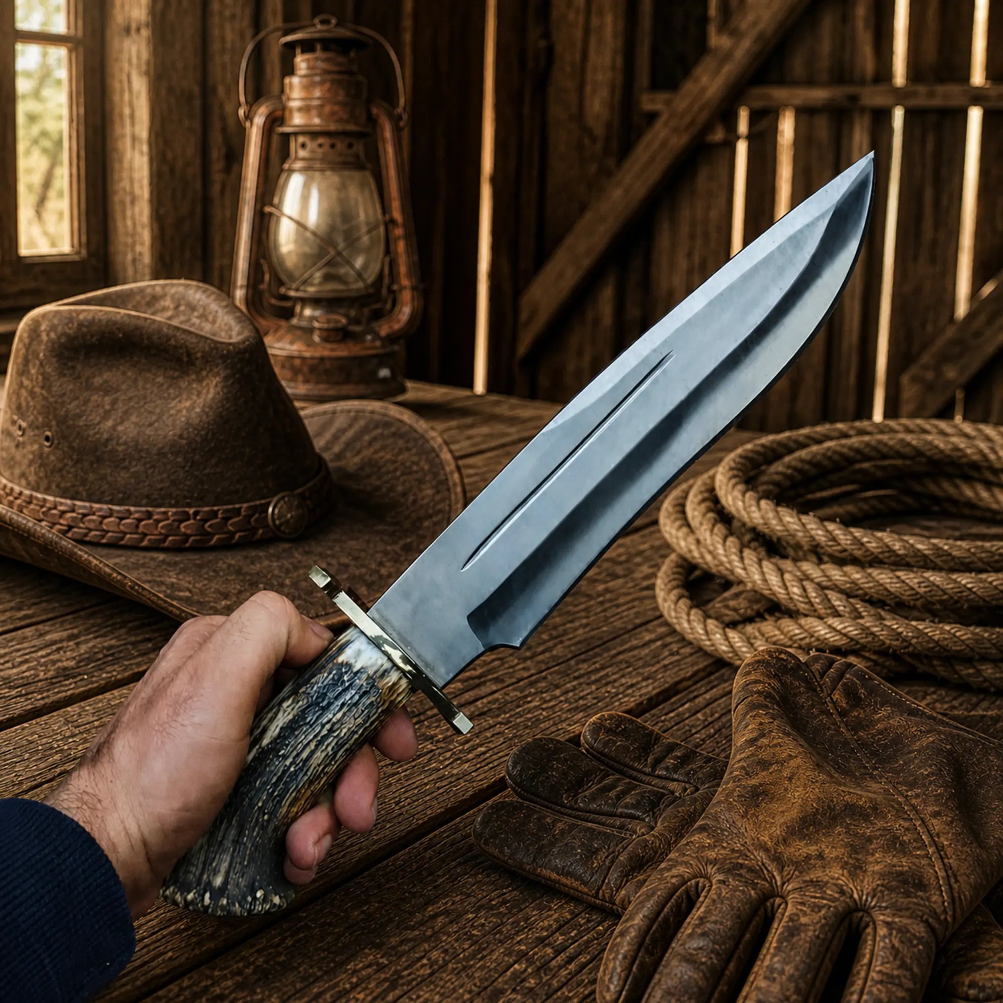 Premium bowie knife for hunting camping and collectors