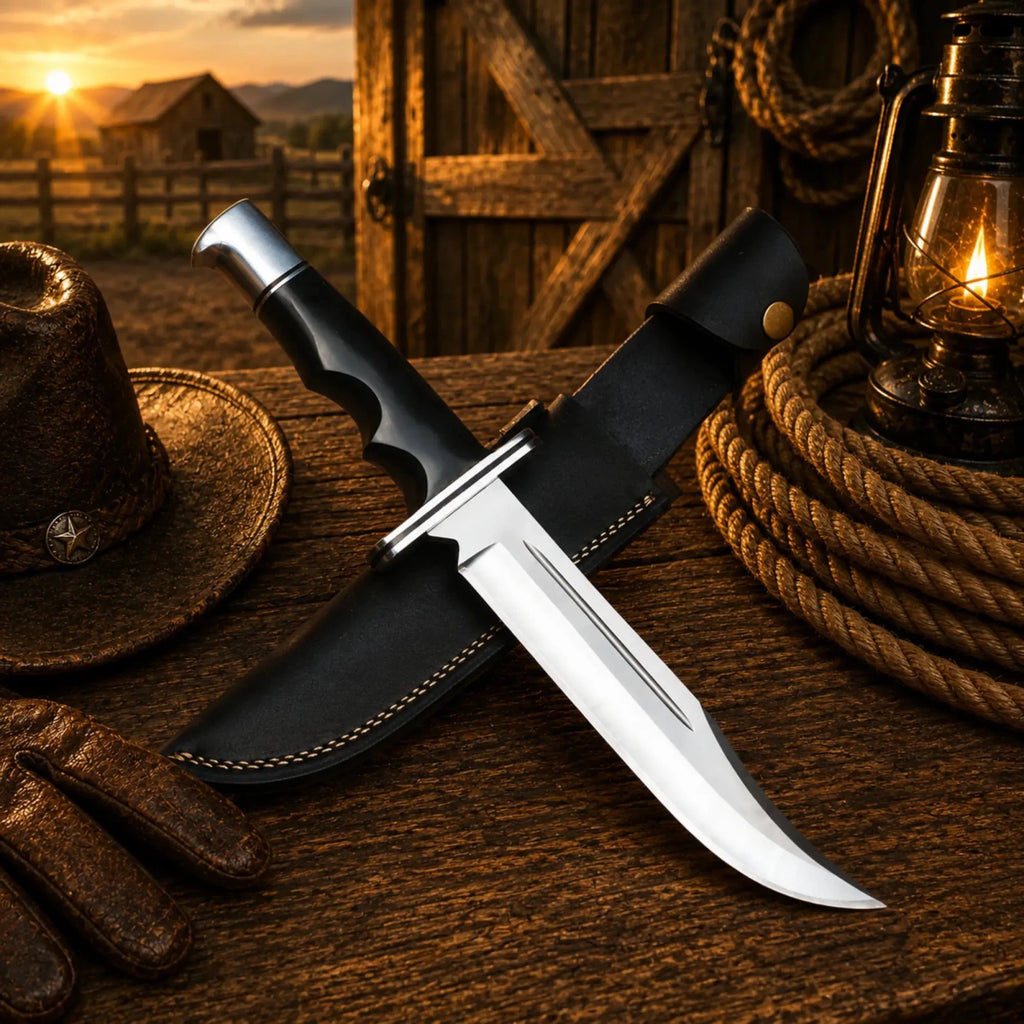 Scream Hunting Knife Replica – Real Stainless Steel Blade - SHAM KNIVESBowie knifeSHAM KNIVESCollector ghostface hunting knife replica