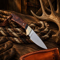 Vatalero Frontier Buckaroo Knife – D2 Steel & Rosewood Handle - SHAM KNIVESCowboy KnifeSHAM KNIVESVatalero Frontier Buckaroo Knife with D2 Steel Blade