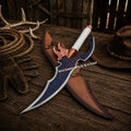 Venom Fang Fantasy Sword – 24" Handmade D2 Steel with Leather Sheath - SHAM KNIVESswordsSHAM KNIVESHandmade Venom Fang Fantasy Sword with D2 steel blade and leather sheath
