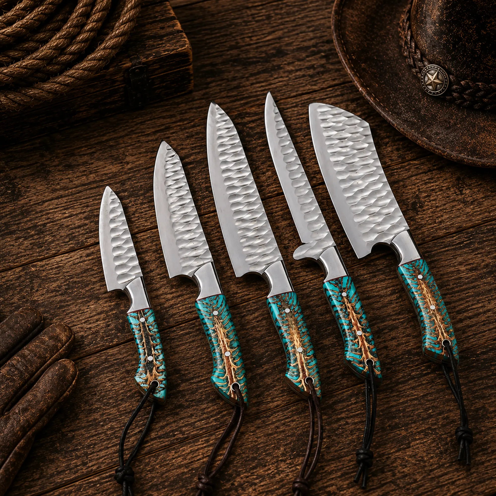 Premium chef knife set designed for professional chefs and home cooks.