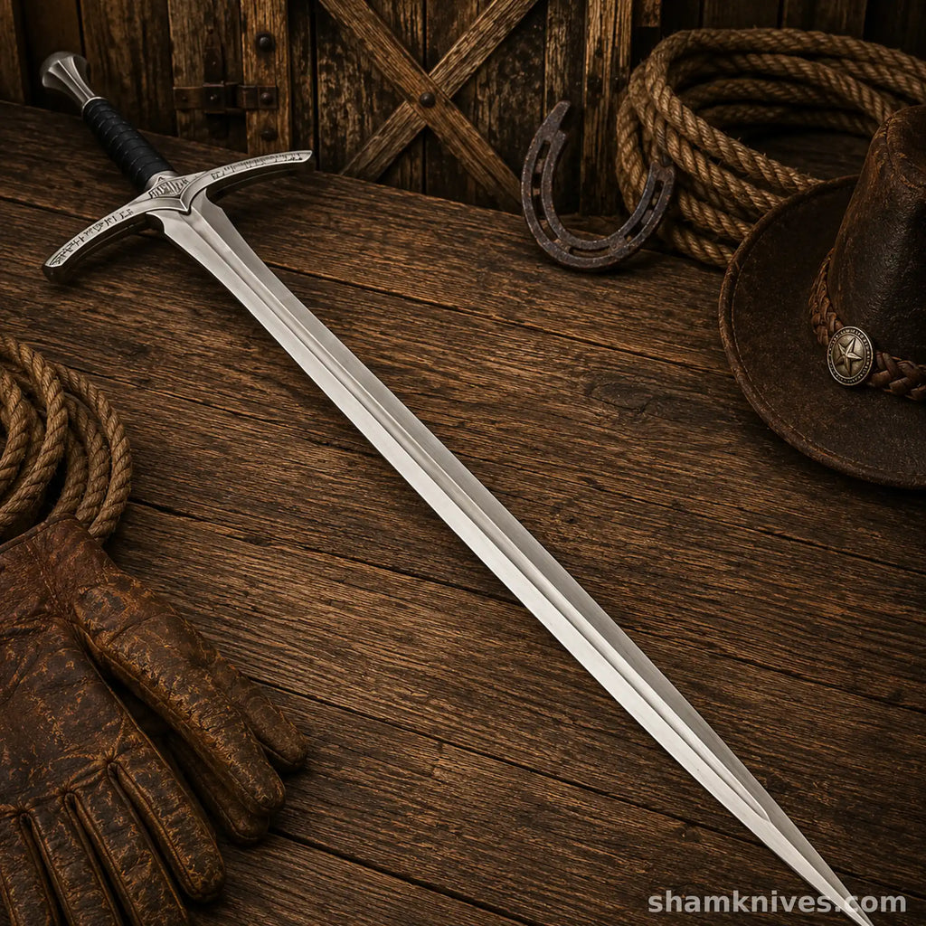 Wizard inspired fantasy replica sword for collectors
